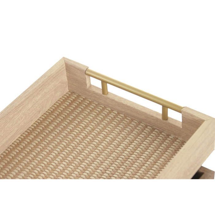 Home ESPRIT Jeu de plateaux Marron Naturel Traditionnel