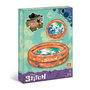 Unice Piscine Gonflable Stitch avec 2 Aros, Diamètre 100 cm, pour Enfants dès 10 Mois