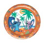 Unice Piscine Gonflable Stitch avec 2 Aros, Diamètre 100 cm, pour Enfants dès 10 Mois