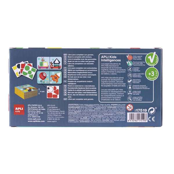 Apli C.Mi Primer Libro Gomets Geom. Vehiculo