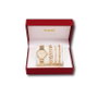 SAMI Coffret montre rouge avec strass et 3 bracelets
