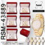 SAMI Coffret montre rouge avec strass et 3 bracelets