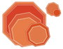 Misskuty Troquel fin ZAG Formes géométriques hexágonos 8u.