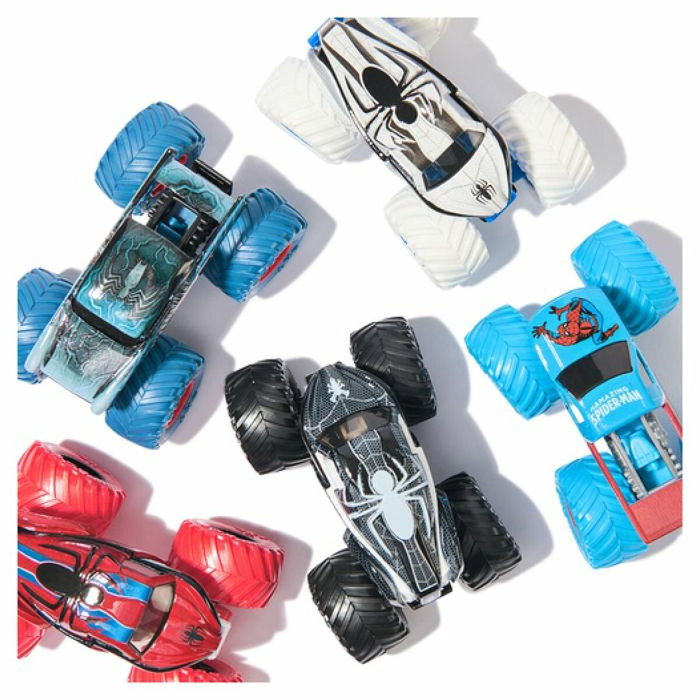 Spinmaster Pack de 5 véhicules Spider-Man Die Cast Monster Jam 1:64 Spinmaster Pack de 5 véhicules Spider-Man Die Cast Monster Jam 1:64
