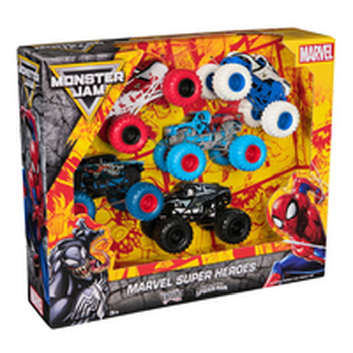 Spinmaster Pack de 5 véhicules Spider-Man Die Cast Monster Jam 1:64 Spinmaster Pack de 5 véhicules Spider-Man Die Cast Monster Jam 1:64