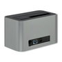 QOLTEC Station d'accueil USB 3.0 gris argent, compatible HDD 2,5 pol, 3,5 pol et SSD