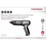 Thomson Aspirateur Voiture 3-en-1 80W 12000 Pa Autonomie 18 min avec 6 Accessoires Gris
