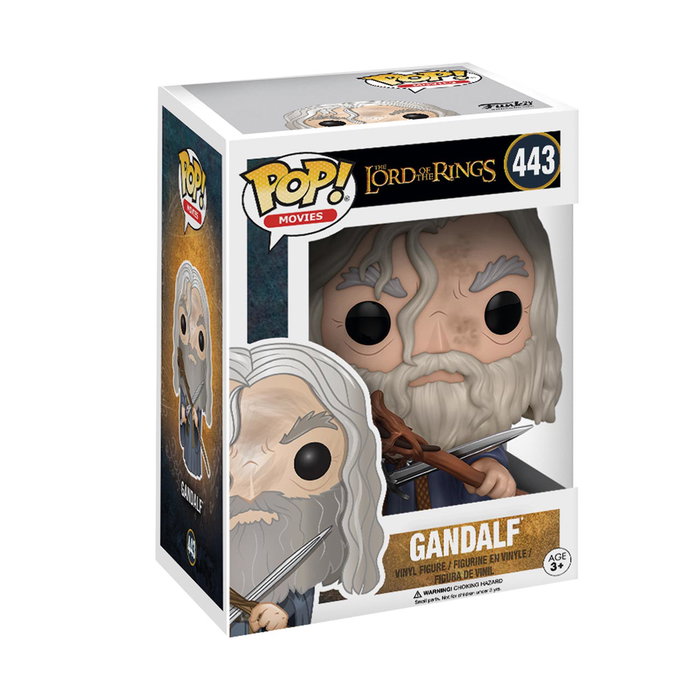Funko Pop! Vinyl Figurine - Gandalf Le Gris - Le Seigneur Des Anneaux - Multilingue (Anglais, Français, Allemand, Italien, Portugais, Espagnol)