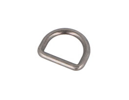 Innspiro Anneaux en forme de D Argent Vieilli 19,5 mm (5 unités)