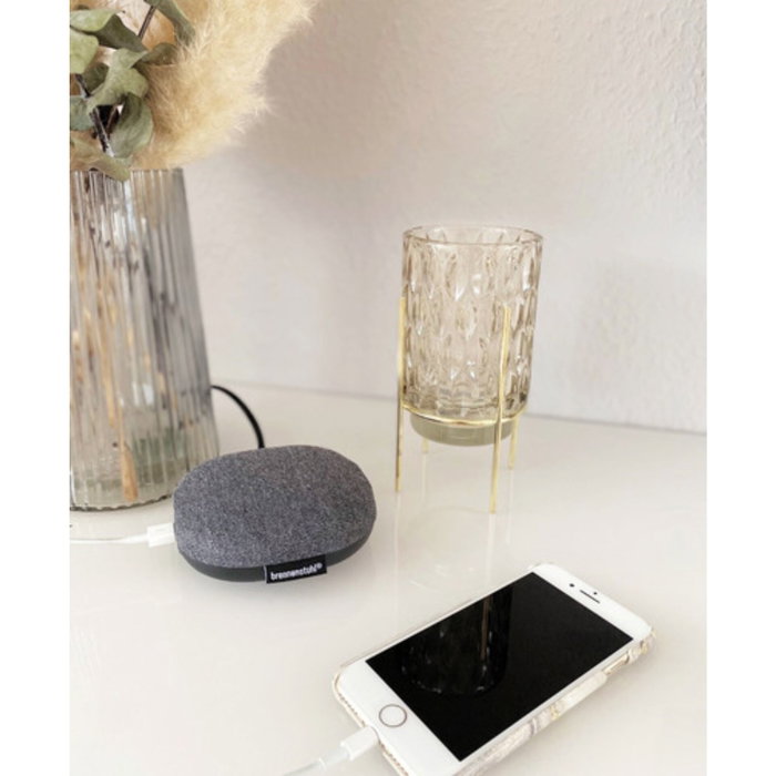 Brennenstuhl Station de charge avec surface textile, Gris / Noir Brennenstuhl Station de charge avec surface textile, Gris / Noir