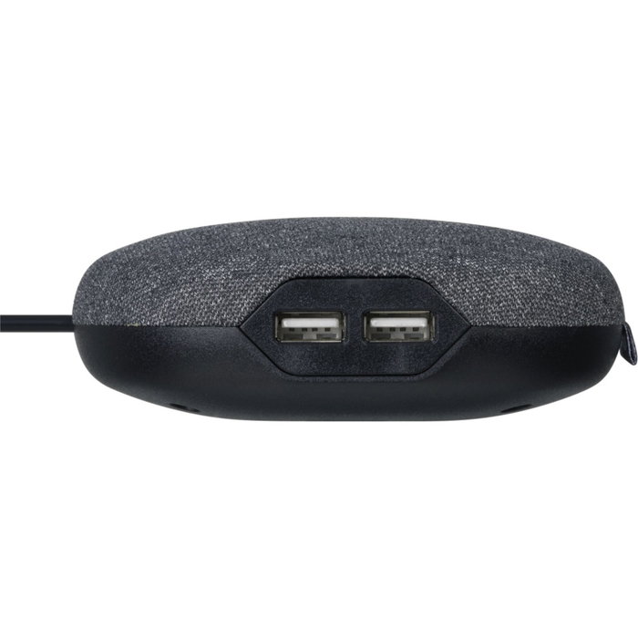 Brennenstuhl Station de charge avec surface textile, Gris / Noir Brennenstuhl Station de charge avec surface textile, Gris / Noir