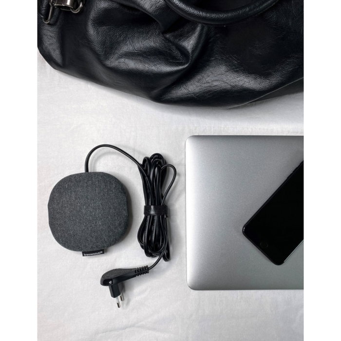 Brennenstuhl Station de charge avec surface textile, Gris / Noir Brennenstuhl Station de charge avec surface textile, Gris / Noir