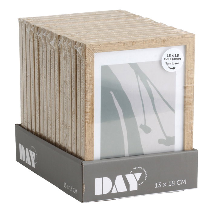 Day Cadre Photo 13x18 cm avec 3 Posters