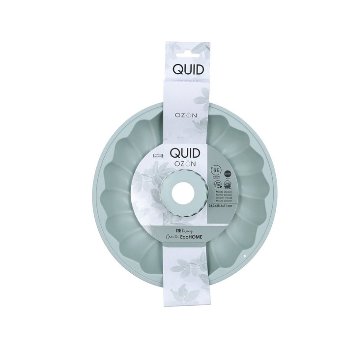 Quid Moule à pâtisserie Ozon Vert Savarin 25 x 6 cm Quid Moule à pâtisserie Ozon Vert Savarin 25 x 6 cm