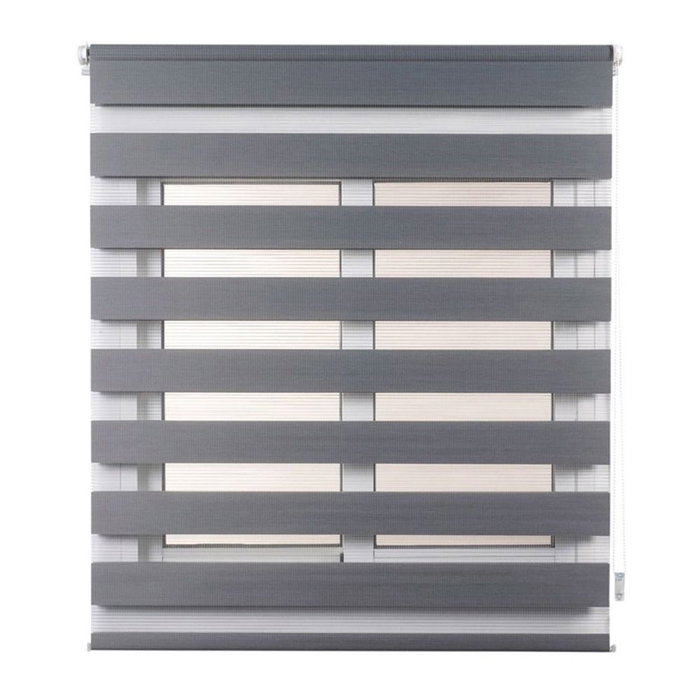 Store à enrouleur Stor Planet Clip&Fix Night&Day Argenté 150 x 180 cm Store à enrouleur Stor Planet Clip&Fix Night&Day Argenté 150 x 180 cm