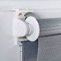 Store à enrouleur Stor Planet Clip&Fix Night&Day Argenté 150 x 180 cm