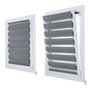 Store à enrouleur Stor Planet Clip&Fix Night&Day Argenté 150 x 180 cm