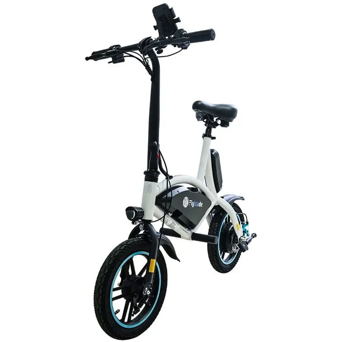Flyblade Draisienne Électrique FLYBLADE C147 14" 350W Autonomie 25 km Blanc - Support de Téléphone Intégré