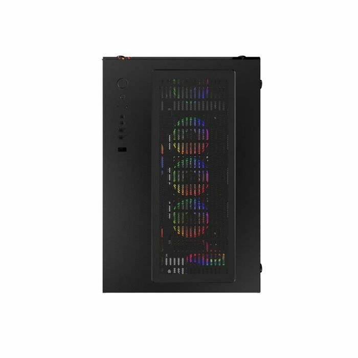 MRED Boîtier PC Gamer ATX Crystal Sea Noir RGB
