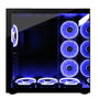 MRED Boîtier PC Gamer ATX Crystal Sea Noir RGB