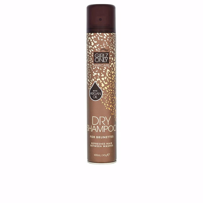 Girlz Only Shampoing Sec pour Brunes à l'Huile d'Argan 400 ml