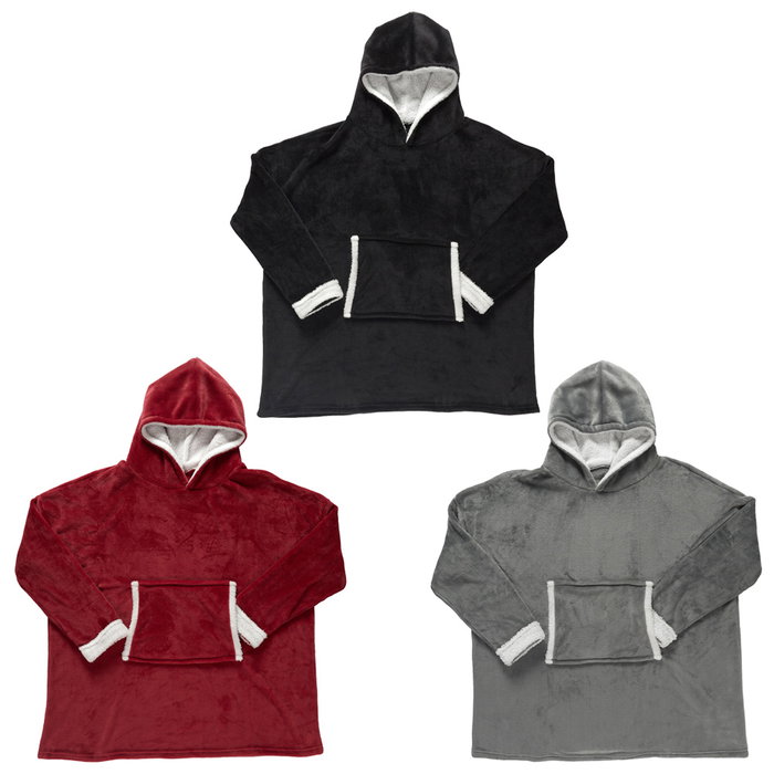 Home Deco Factory Sudadera Capucha Sherpa Collection SWEAT PLAID Home Deco Factory Sudadera Capucha Sherpa Collection SWEAT PLAID