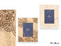GIFTDECOR Lot de 6 cadres photo 13 x 18 cm, Blanc-Naturel
