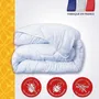 DODO Couette tempérée 300 g/m² 240 x 260 cm - Protection anti-acariens, anti-punaises et anti-moustiques - Blanc - Fabriquée en France