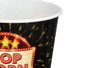 Leknes Cubo Popcorn Hollywood 2,8 L Plastique PP 18x18x18 cm Noir Rouge Blanc (Set de 36)