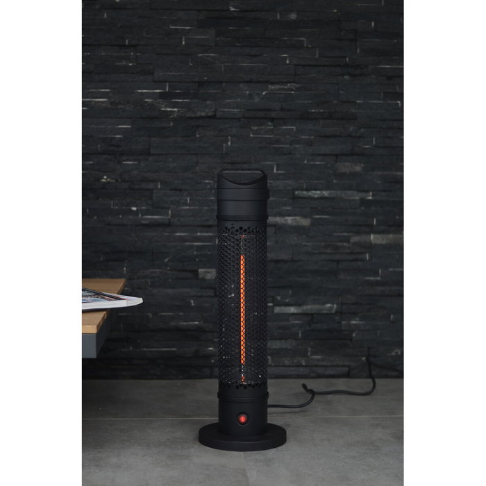 Chauffage Activejet Activejet APH-IS800 Noir 800 W Acier Extérieur Chauffage Activejet Activejet APH-IS800 Noir 800 W Acier Extérieur