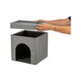 Grotte pour chat Trixie Kimy Gris clair 76 x 72 x 37 cm