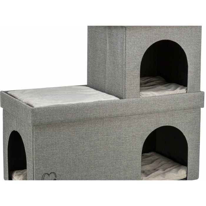 Grotte pour chat Trixie Kimy Gris clair 76 x 72 x 37 cm
