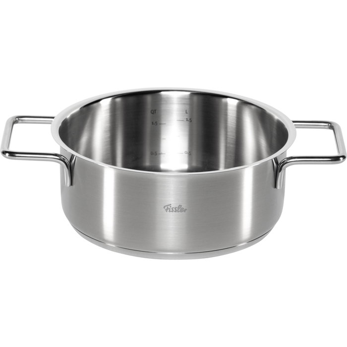 Fissler Pure Collection Set de casseroles 4 pièces avec couvercles en verre