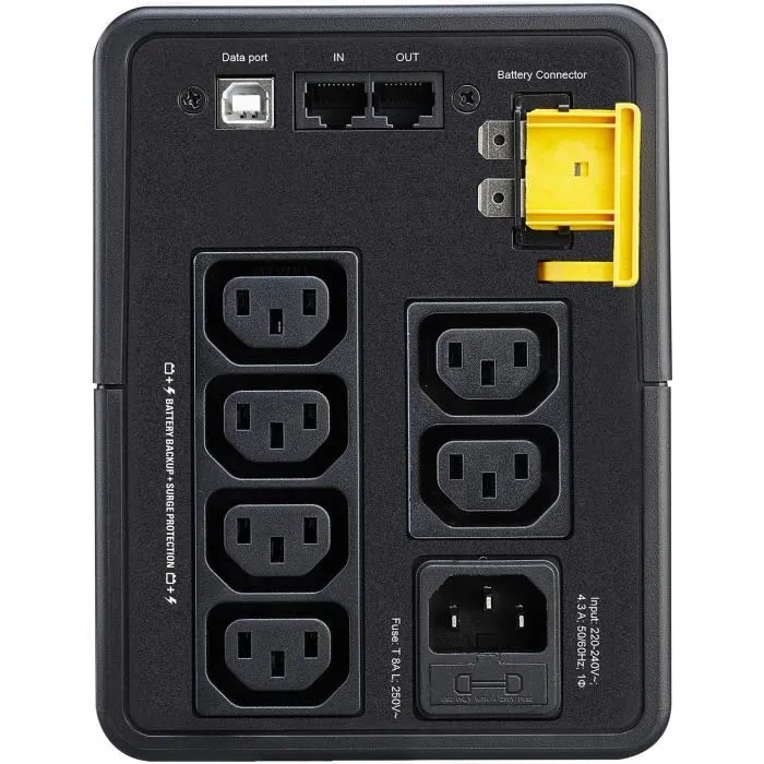 APC Back-UPS BX950MI - Onduleur 950VA/520W, 6 Prises, Noir