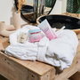 Cosmetic Club Kit de 4 pièces avec peignoir en velours