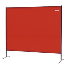 OMNI Mampara pour soudure rouge, rideau et structure métallique, 2000x1870 mm, filtre IR/UV