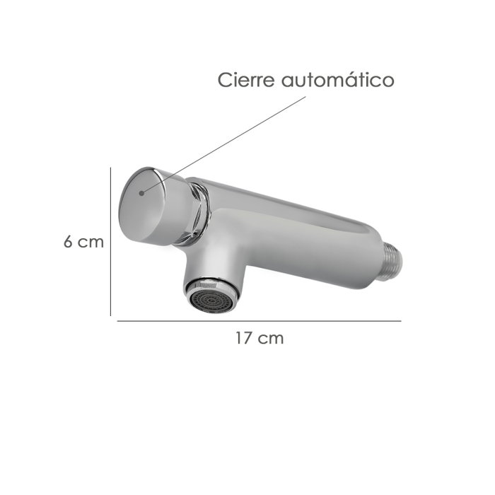 WOLFPACK LINEA PROFESIONAL Robinet temporisé frontal 1/2''