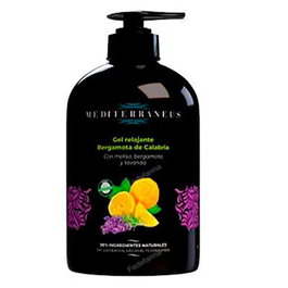 MUNDONATURAL MEDITERRANEUS gel relaxant bergamote de Calabre 500 ml
