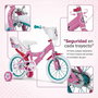 Huffy 14" Bicicleta Minnie pour Enfants 4-6 Ans Vélo Fille 14 Pouces Rosa Métal Montage Nécessaire