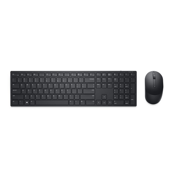 Dell Pro KM5221W - Kit clavier et souris sans fil QWERTY espagnol - Noir Dell Pro KM5221W - Kit clavier et souris sans fil QWERTY espagnol - Noir