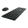 Dell Kit Clavier + Souris sans fil 2.4 GHz USB QWERTY espagnol Noir avec récepteur