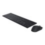 Dell Kit Clavier + Souris sans fil 2.4 GHz USB QWERTY espagnol Noir avec récepteur
