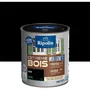 Ripolin Peinture Bois Satin Haute Protection 10 Ans, Intérieur/Extérieur, Application Directe, Ultra Couvrante, Noir