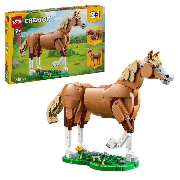 LEGO Creator 3-en-1 31166 Le Beau Cheval LEGO Creator 3-en-1 31166 Le Beau Cheval