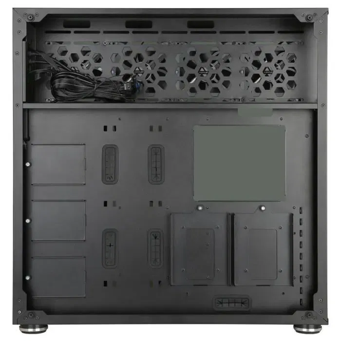 Abkoncore R780 Sync Boîtier PC Grand Tour E-ATX Sync A-RGB 8x120mm USB 3.0/2.0 Double Verre Trempé Noir