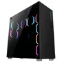 Abkoncore R780 Sync Boîtier PC Grand Tour E-ATX Sync A-RGB 8x120mm USB 3.0/2.0 Double Verre Trempé Noir