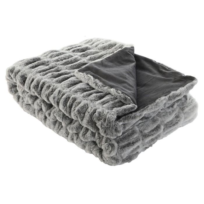 Couverture Home ESPRIT Gris 130 x 170 x 2 cm Couverture Home ESPRIT Gris 130 x 170 x 2 cm