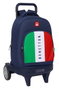 Benetton Sac à dos grande capacité avec roues extensible compact Flag 33 x 45 x 22 cm