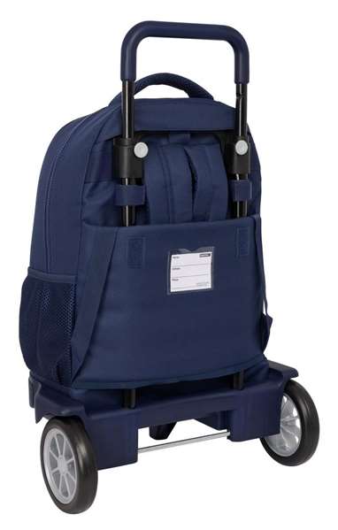 Benetton Sac à dos grande capacité avec roues extensible compact Flag 33 x 45 x 22 cm