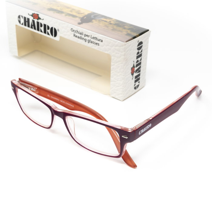 EL CHARRO Gafas Lectura Kansas Morado / Naranja +1,5